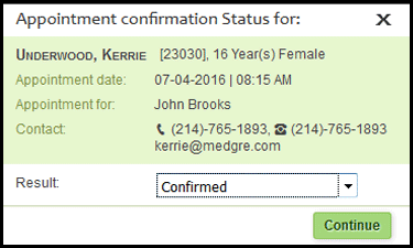 MedGre Appointment Reminder System